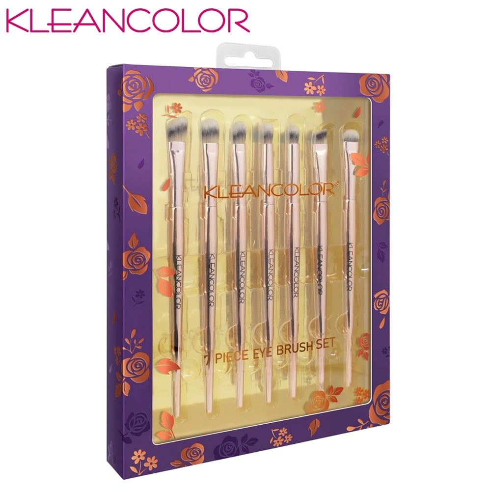 STOP & SMELL THE ROSES 7 PIECE EYE BRUSH SET - KLEANCOLOR - Image 3