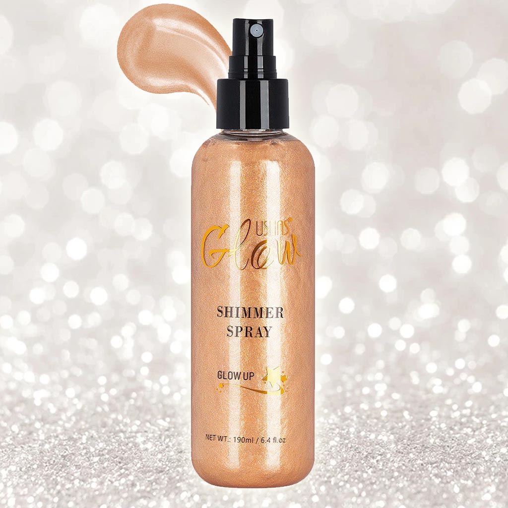 MUA Light Lustre Shimmer Spray | Good Vibes | Glitzer-Spray Für Haut Und Haare