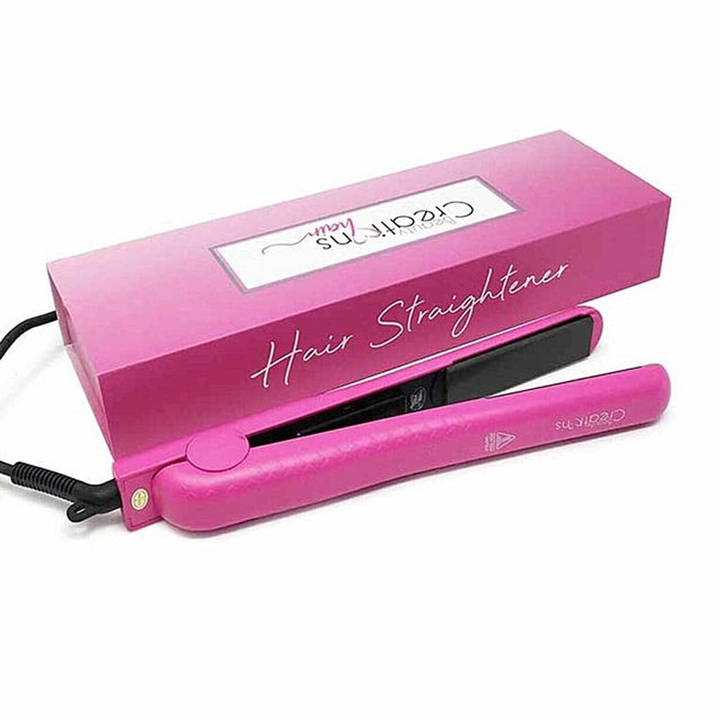 Plancha para cabello fucsia - beauty creations