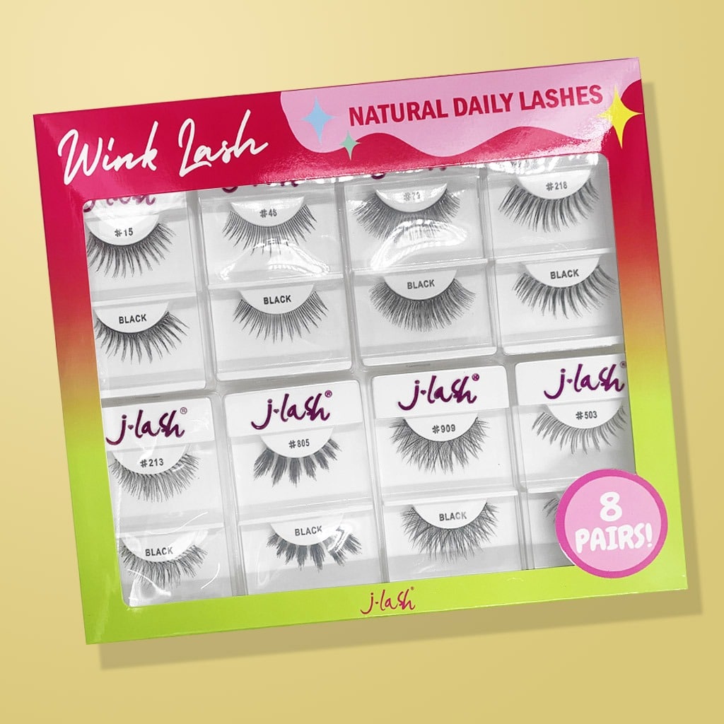 WINK LASH 8 PAIRS J LASH Luces Beautiful