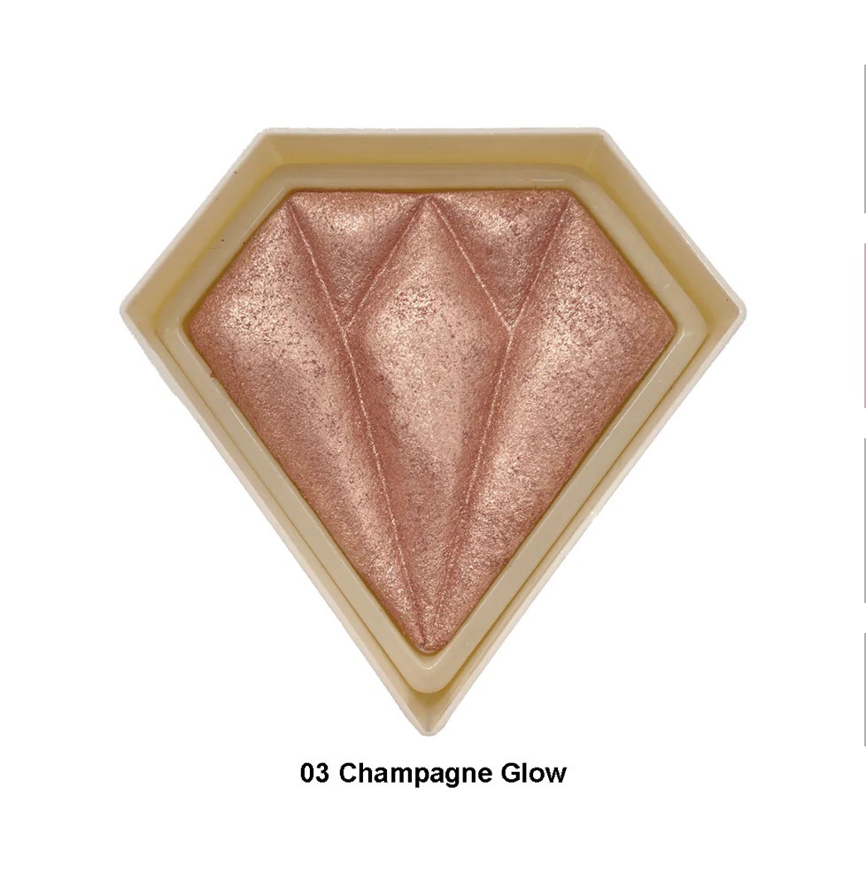 Diamond glow highlighter champagne glow - italia deluxe