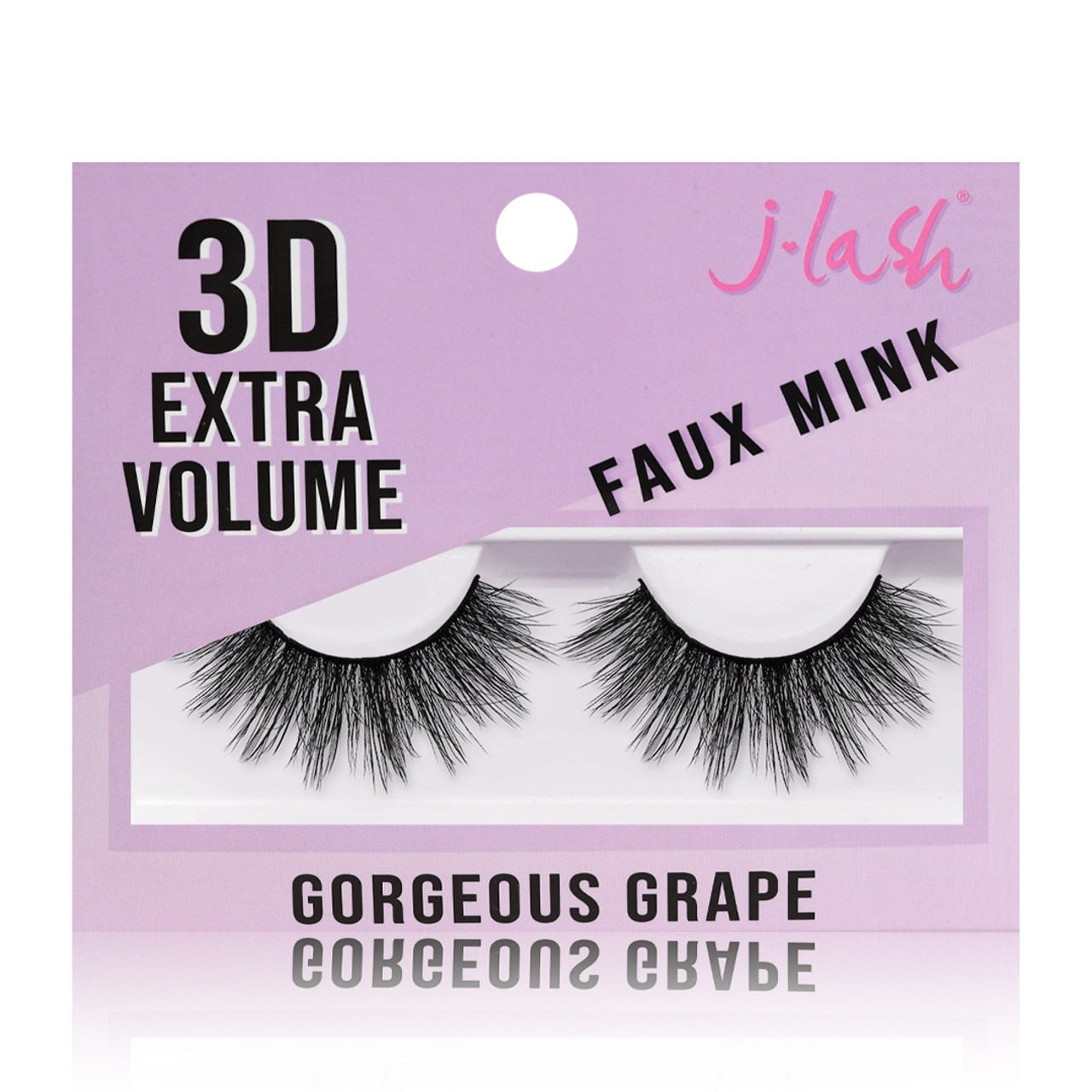 3d extra volume faux mink gorgeous grape - j lash