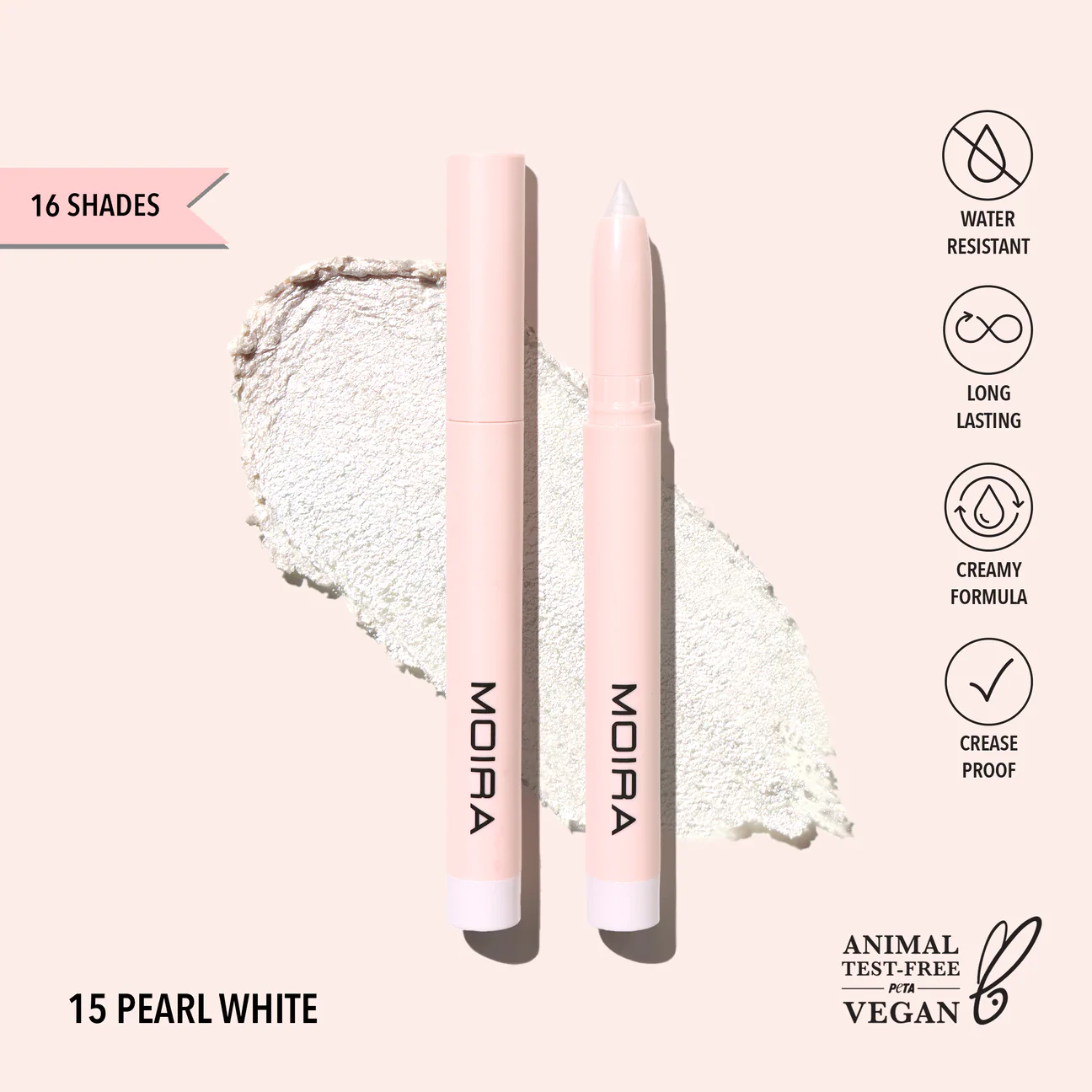 At glance stick shadow pearl white - moira