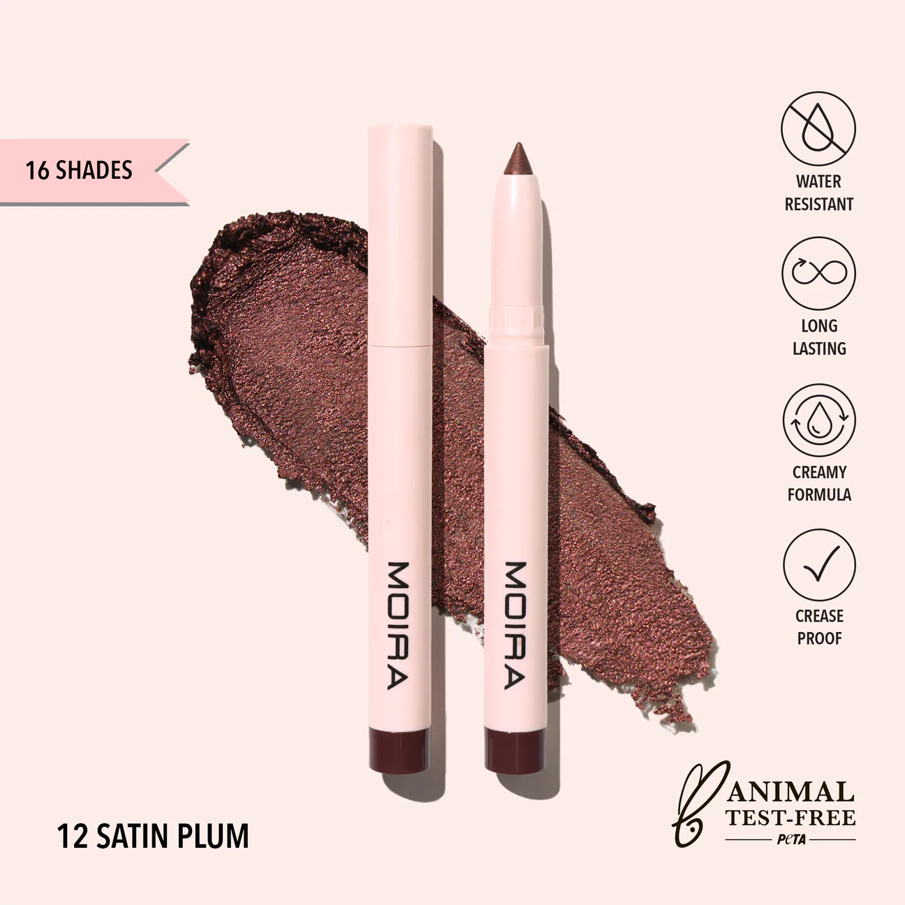 At glance stick shadow satin plum - moira