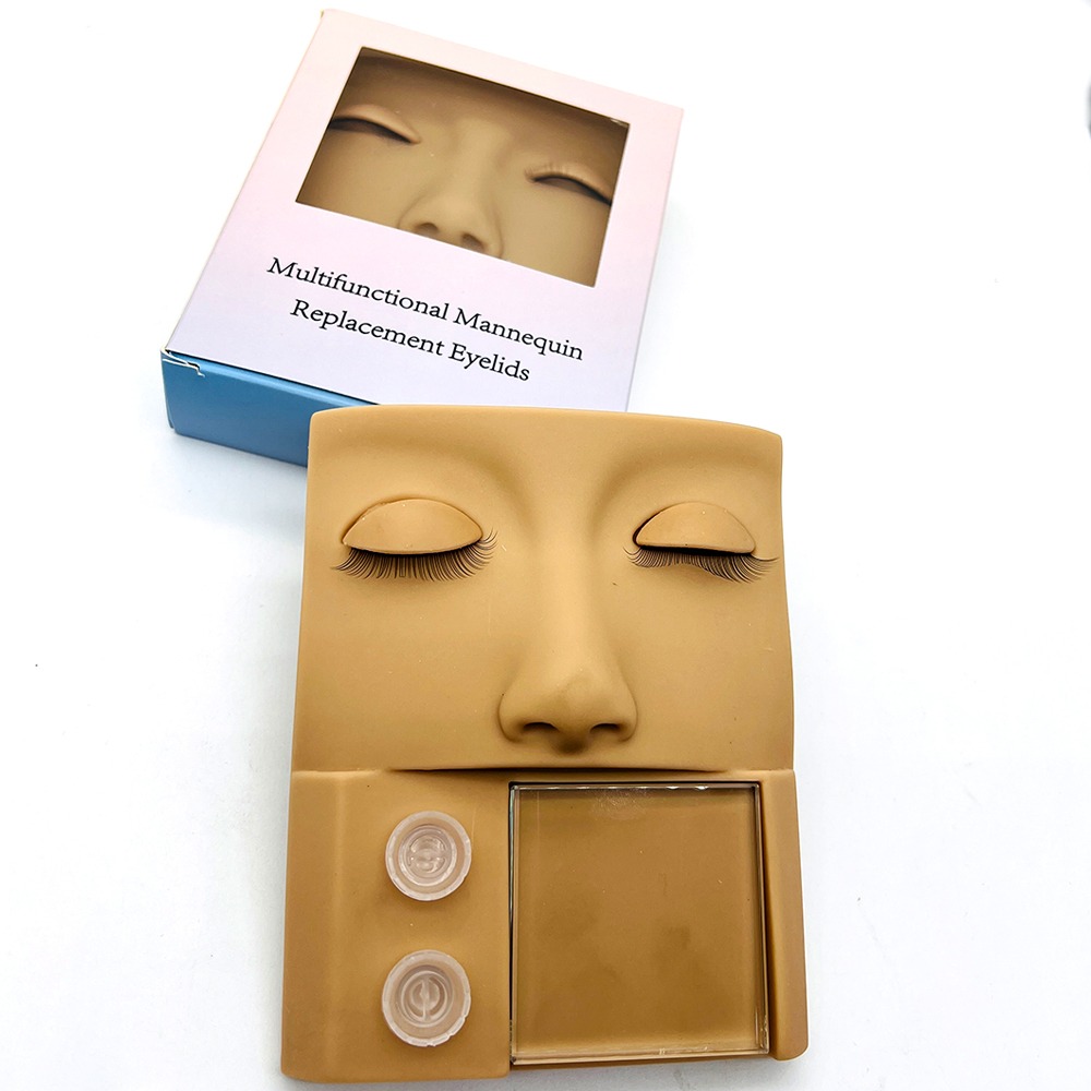 Maniquí multifuncional con párpados