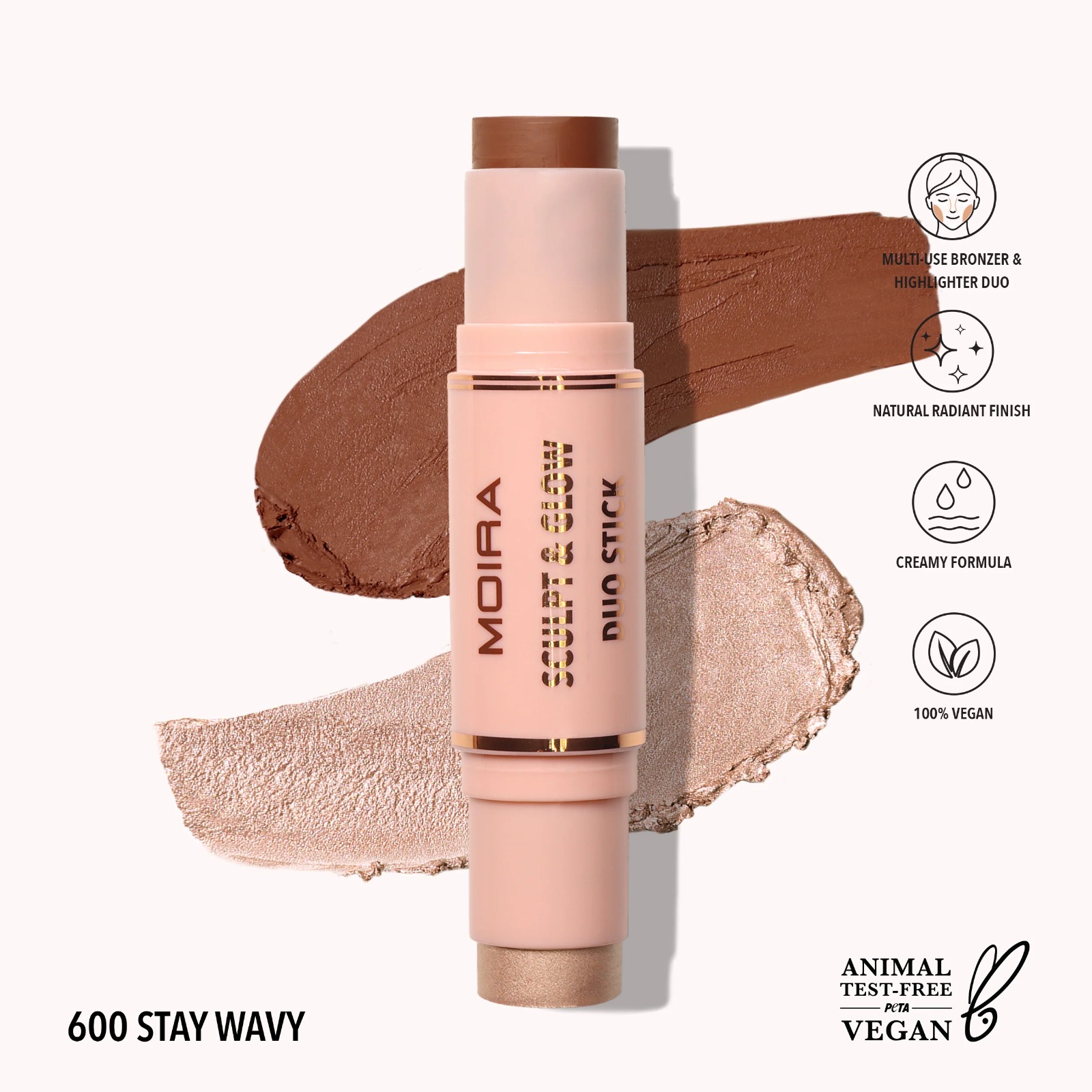 Sculpt and glow duo stick 600 - moira