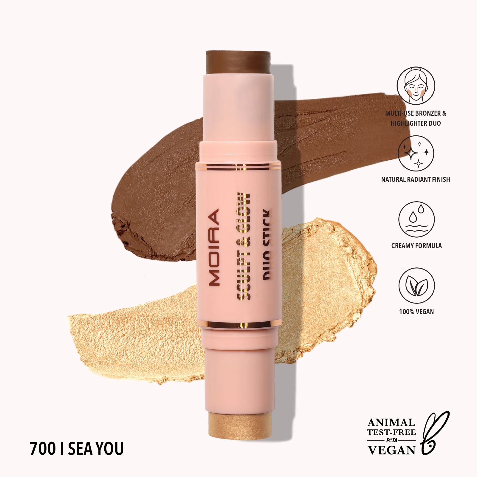 Sculpt and glow duo stick 700 - moira