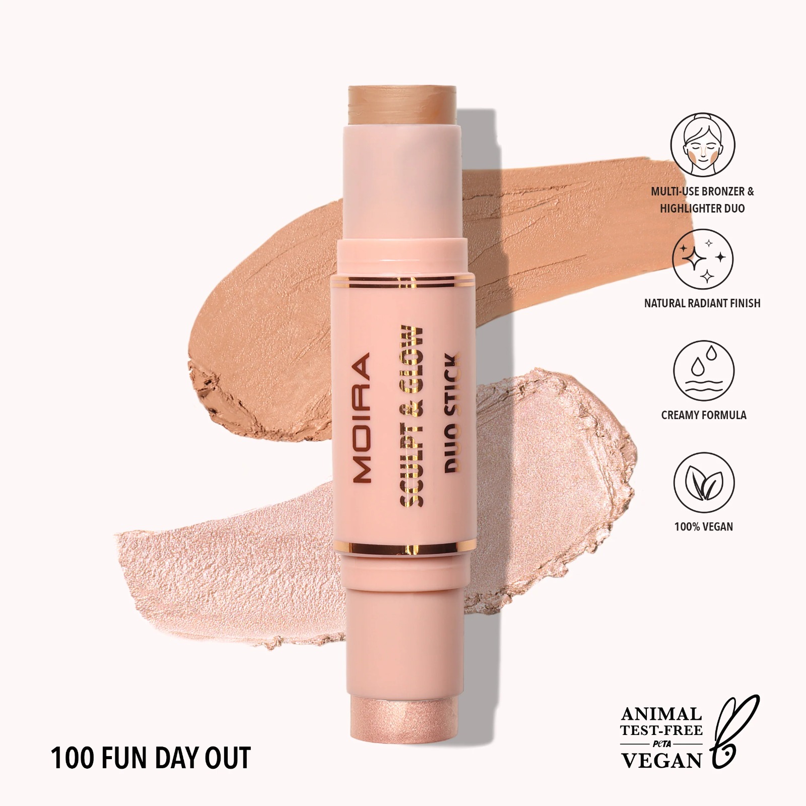 Sculpt and glow duo stick 100 - moira