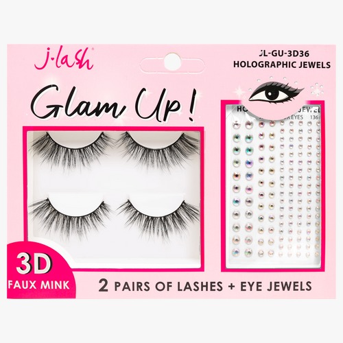 Glam up 3d faux mink - jlash