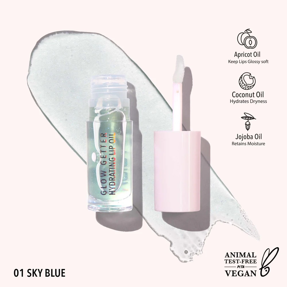 Glow getter lip oil 01 sky blue - moira