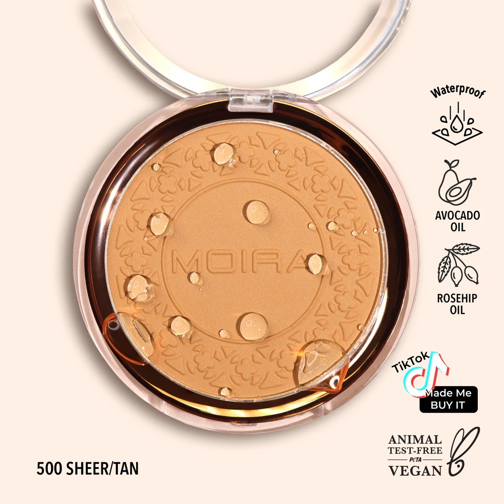 Soft focus waterproof setting powder - moira