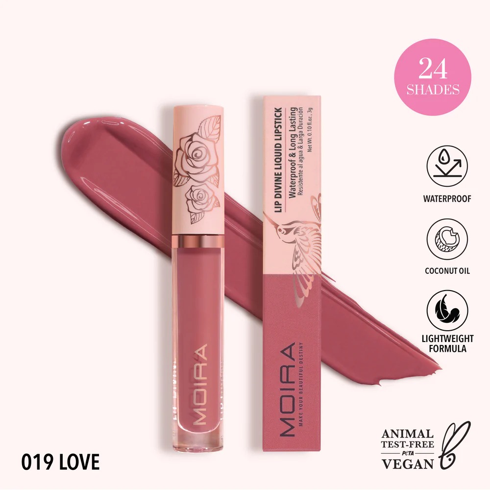 Lip divine liquid lipstick love - moira