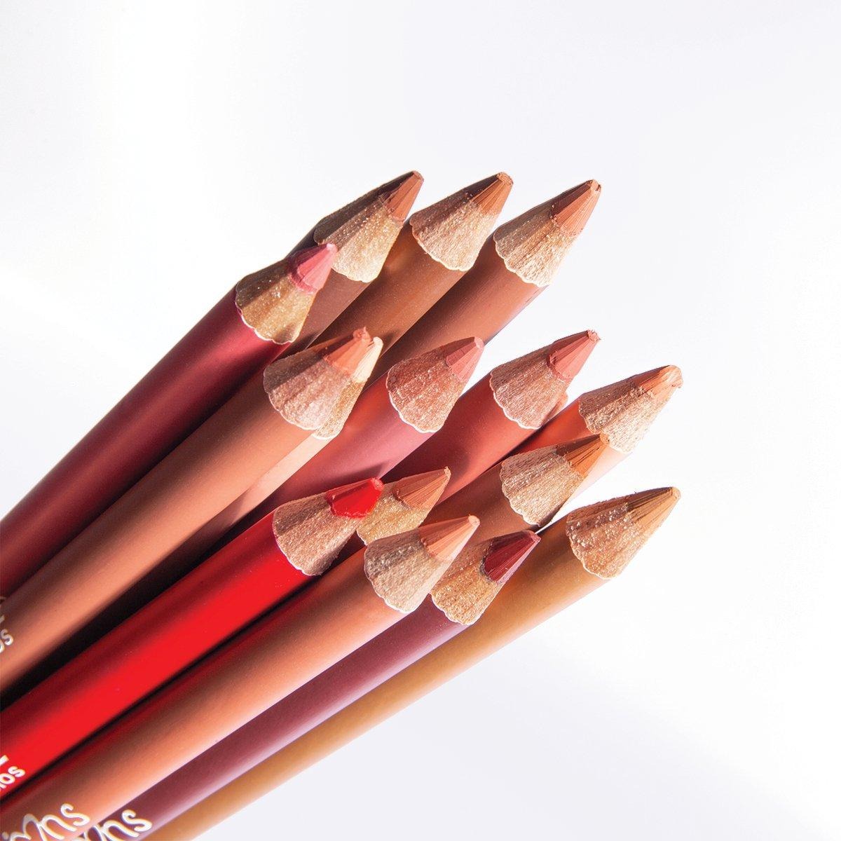 Wooden lip pencil set - beauty creations - Image 3