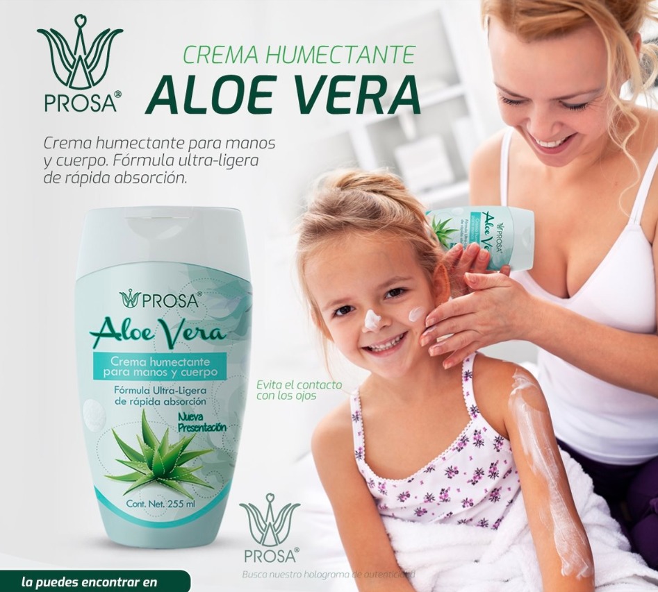 Aloe vera crema corporal humectante - prosa - Image 2