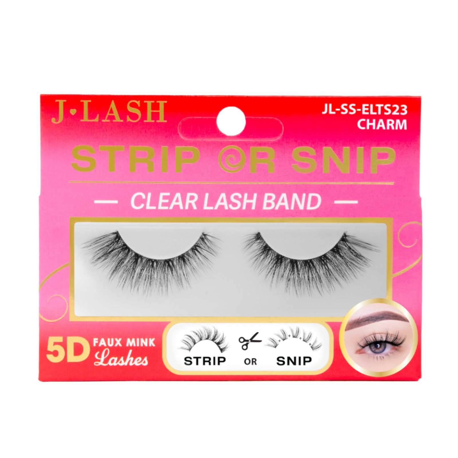 5D faux mink - jlash charm