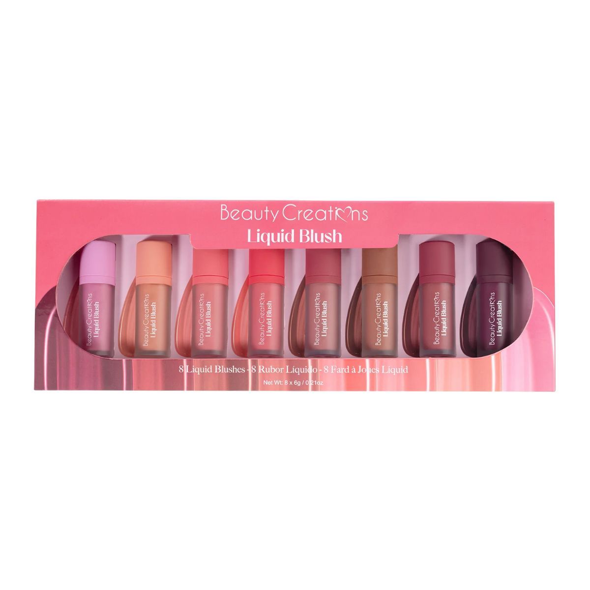 Set de rubores liquidos - beauty creations