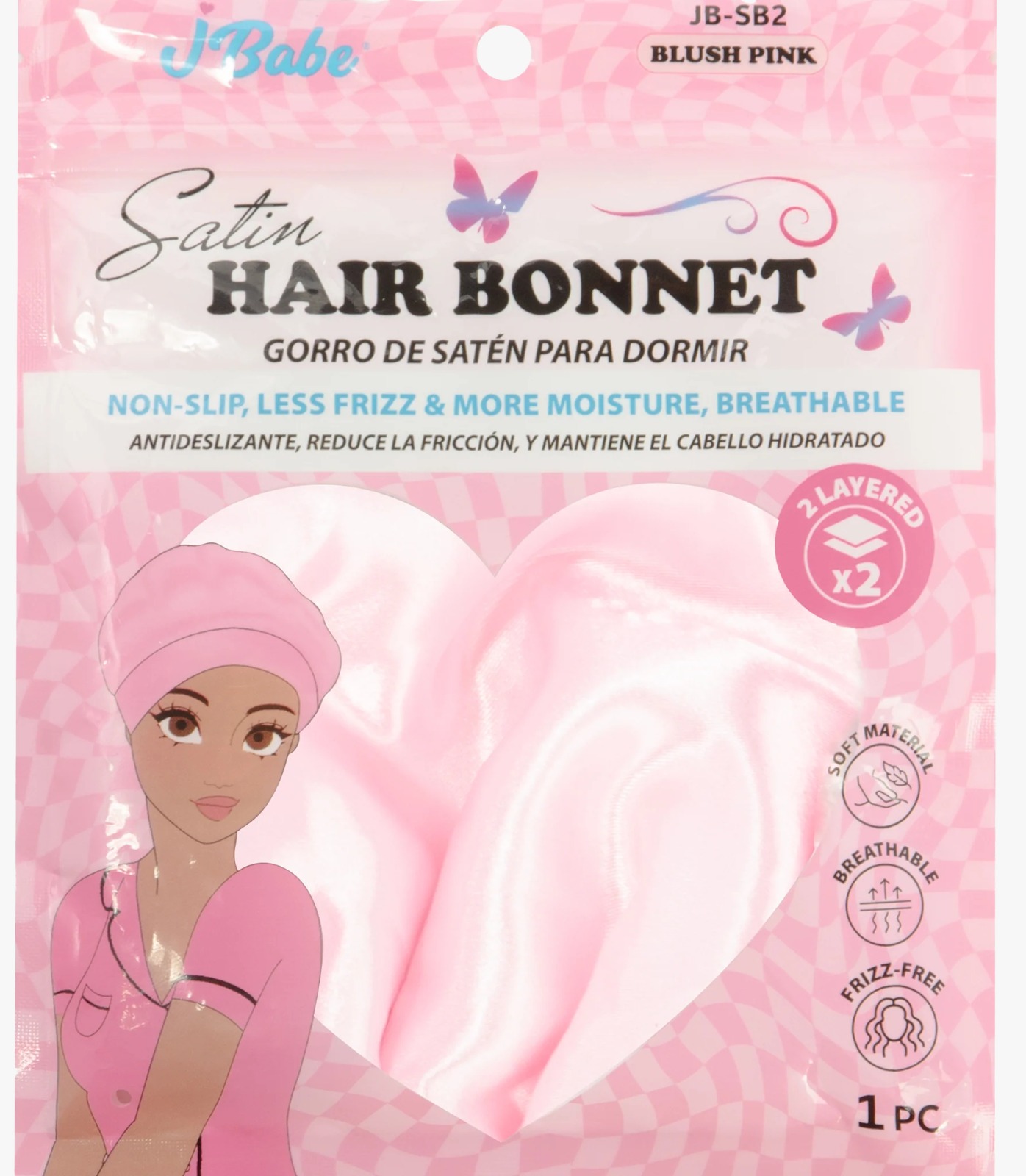 Gorro de satén para el cabello - j babe