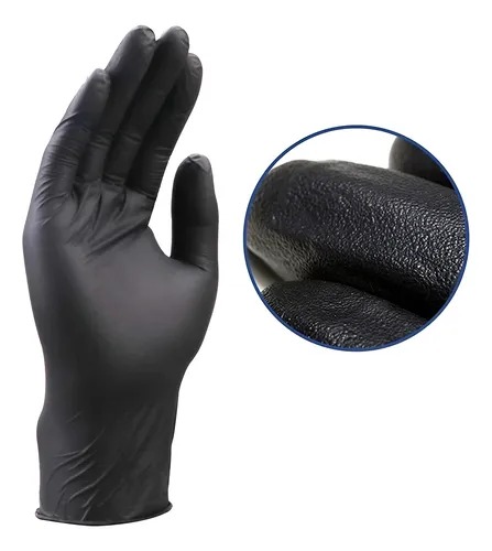 Guantes de nitrilo - negro - Image 3