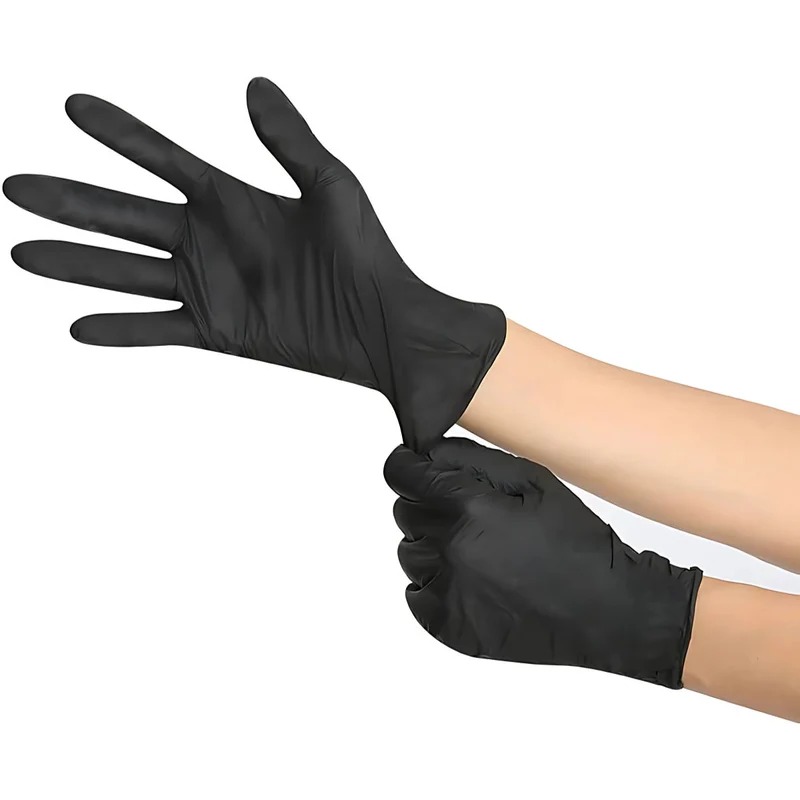 Guantes de nitrilo - negro - Image 2