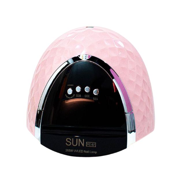 Lámpara profesional para secado de uñas - 268w rosa