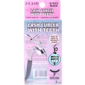 Lash curler with teeth - j lash black