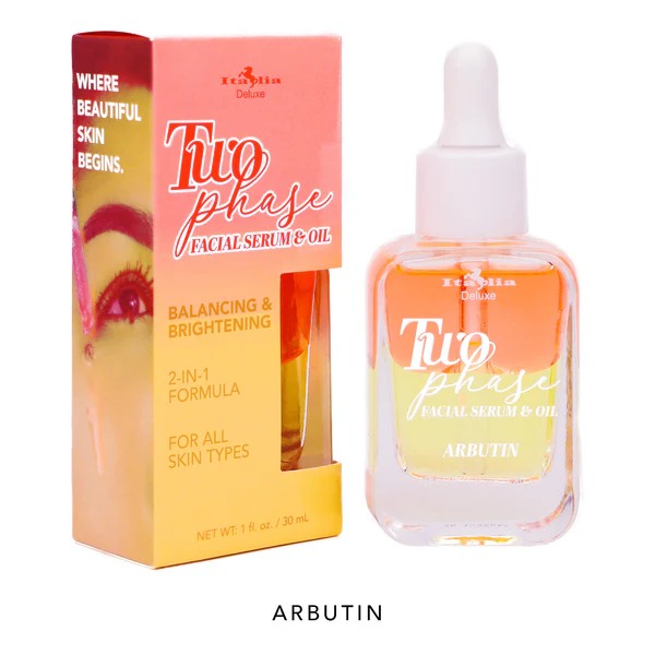 Suero y aceite facial bifásico - italia deluxe arbutina