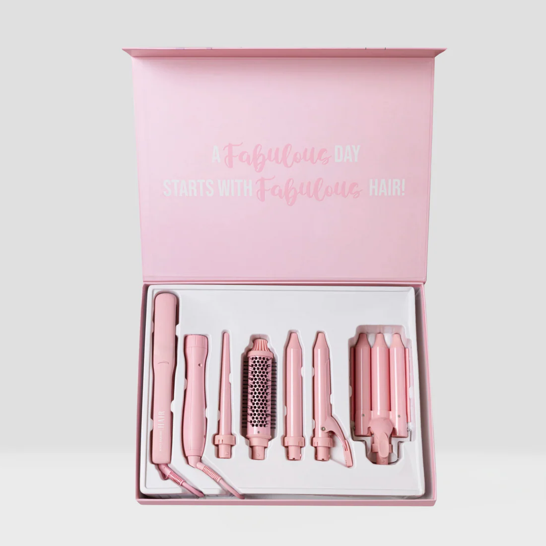 Set de peinado multiusos 5 en 1 - beauty creations pink