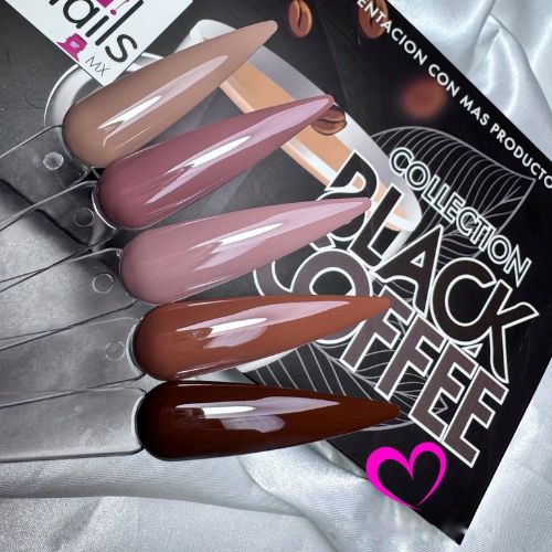 Set black coffe - fantasy nails - Image 3