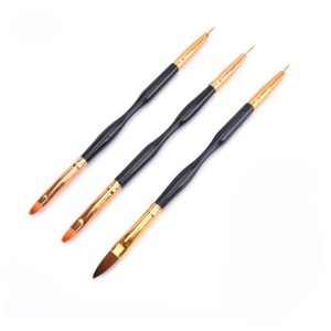 Pinceles dobles para decoración