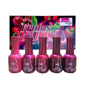 Cat eye frutos rojos - fantasy nails