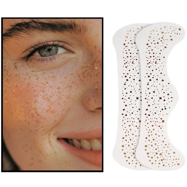 Pecas de glitter - gold speckles
