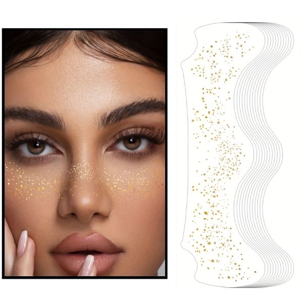 Pecas de glitter - gold speckles