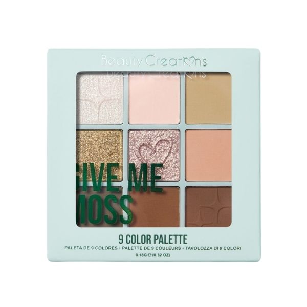 Paleta de sombras - beauty creations give me moss