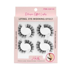 Efecto extensión set de 4 pares - jlash