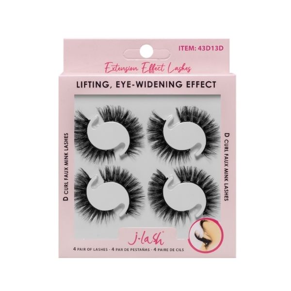 Efecto extensión set de 4 pares - jlash