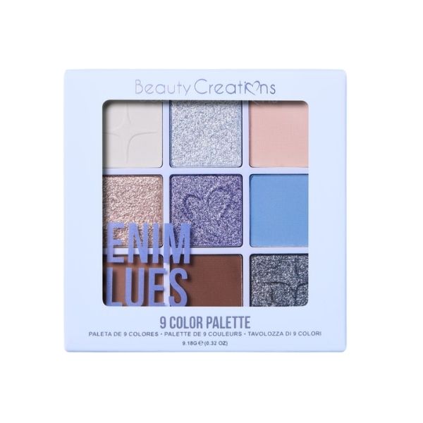 Paleta de sombras - beauty creations denim blues