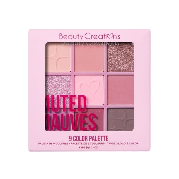 Paleta de sombras - beauty creations muted mauves