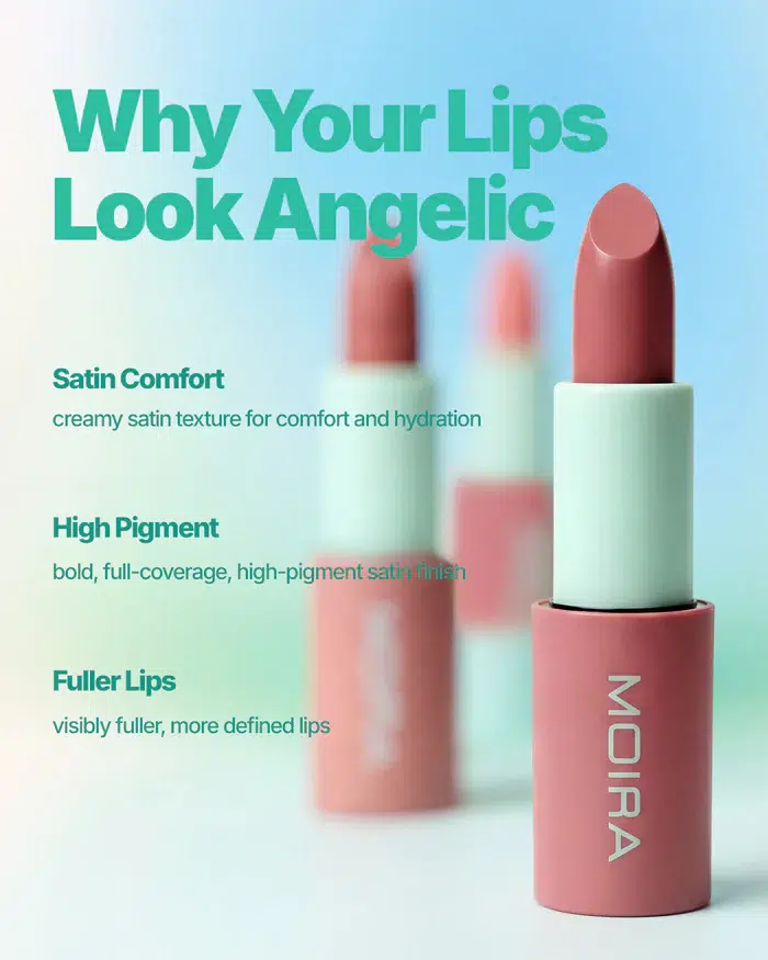 Angel satin lipstick - moira lullaby - Image 6