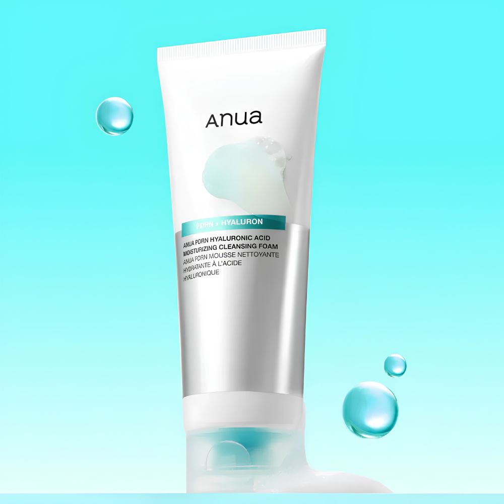 Espuma limpiadora hidratante de ácido hialurónico PDRN - anua - Image 4