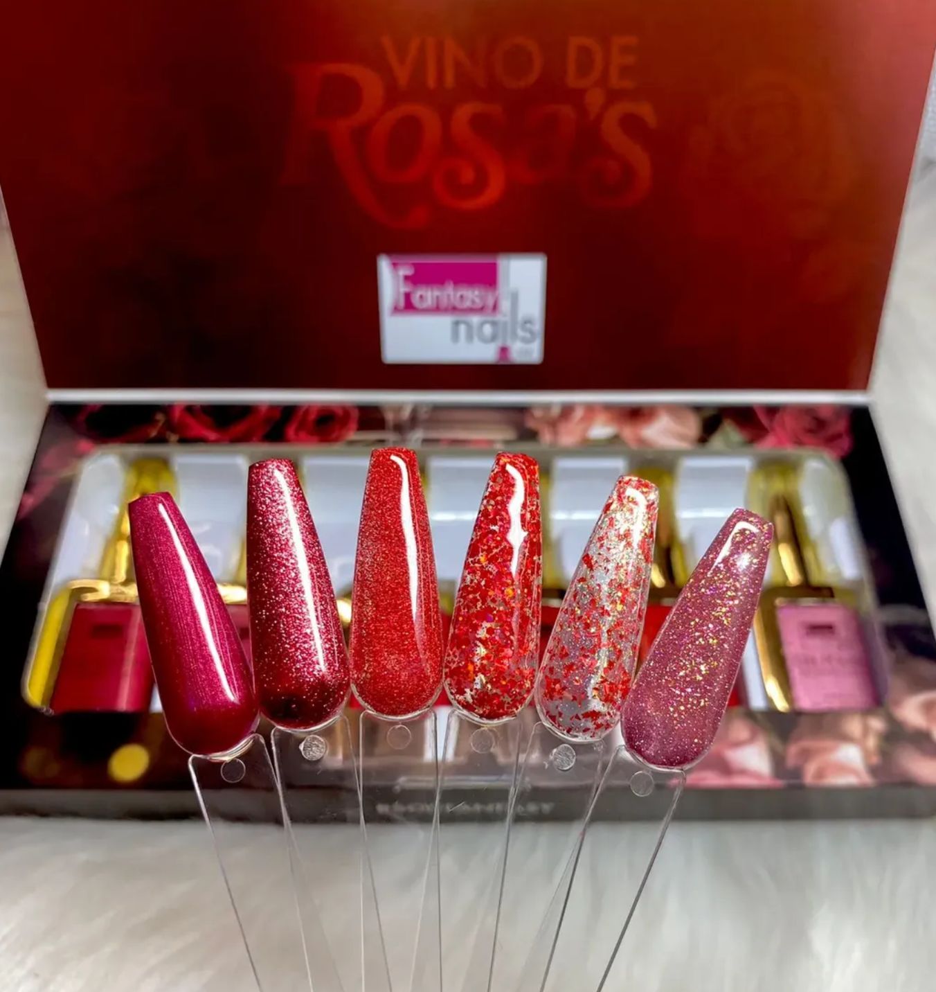 Colección de gelish vino de rosas - fantasy nails - Image 2
