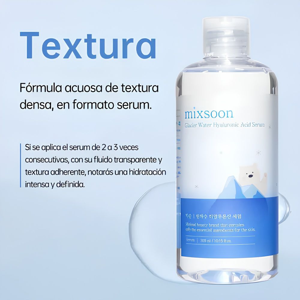 Glacier water hyaluronic acid serum - mixsoon - Image 3
