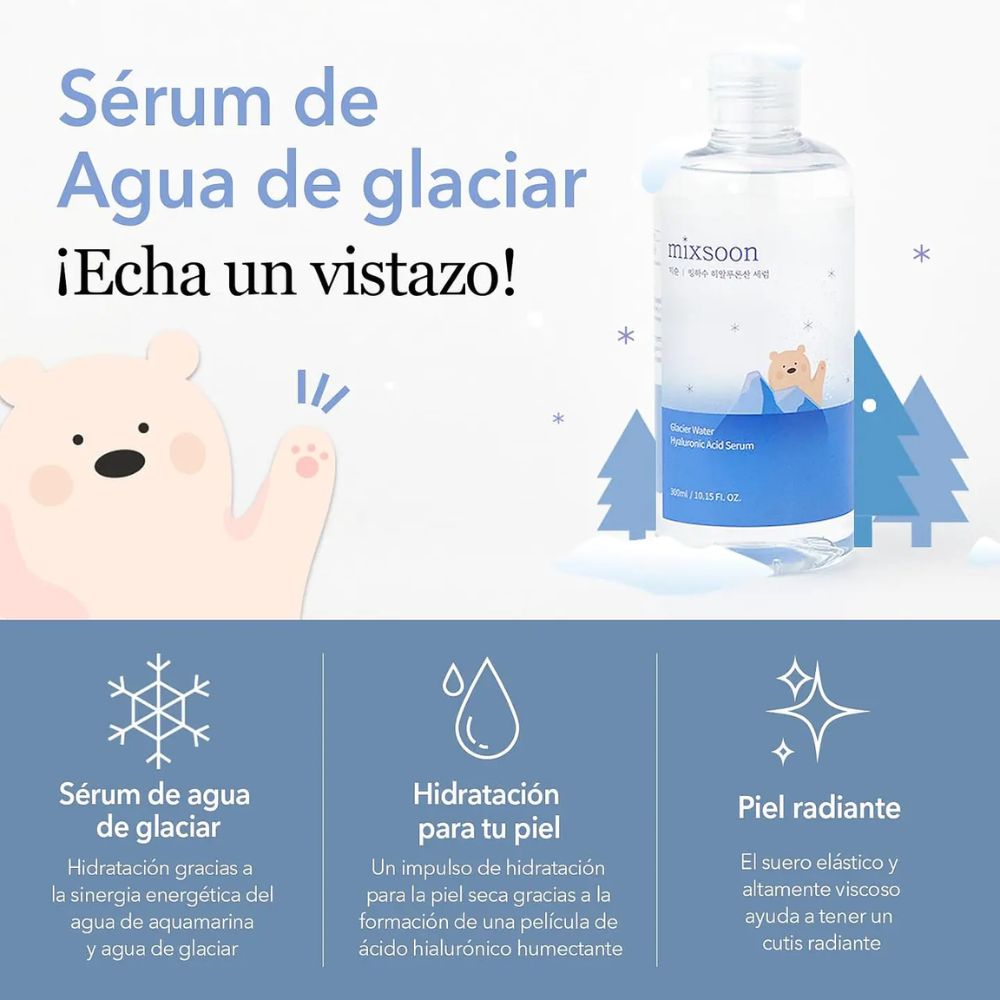 Glacier water hyaluronic acid serum - mixsoon - Image 4