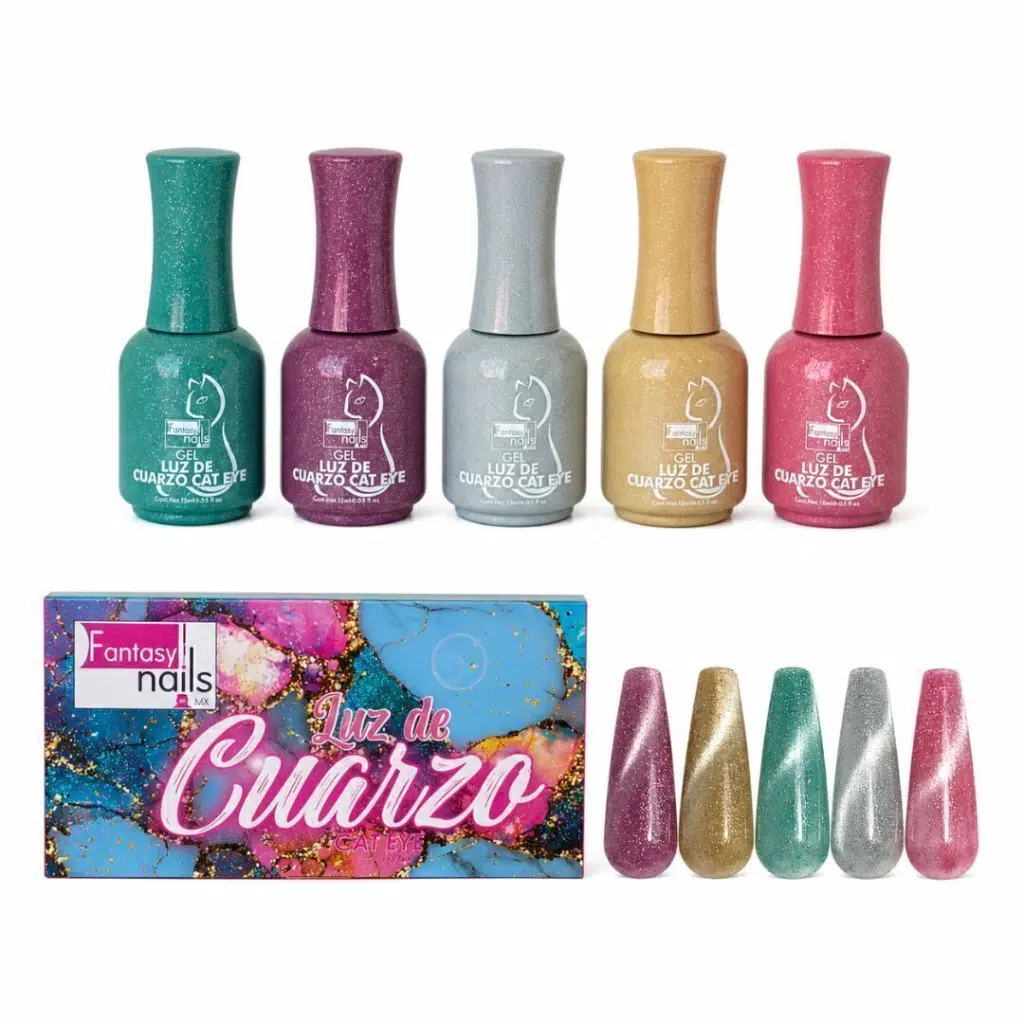 Cat eye luz de cuarzo - fantasy nails