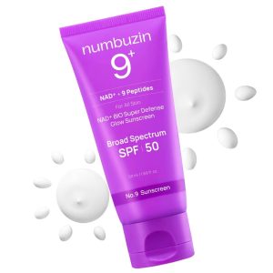 No.9 NAD+ BIO super defense glow sunscreen - numbuzin 50ml