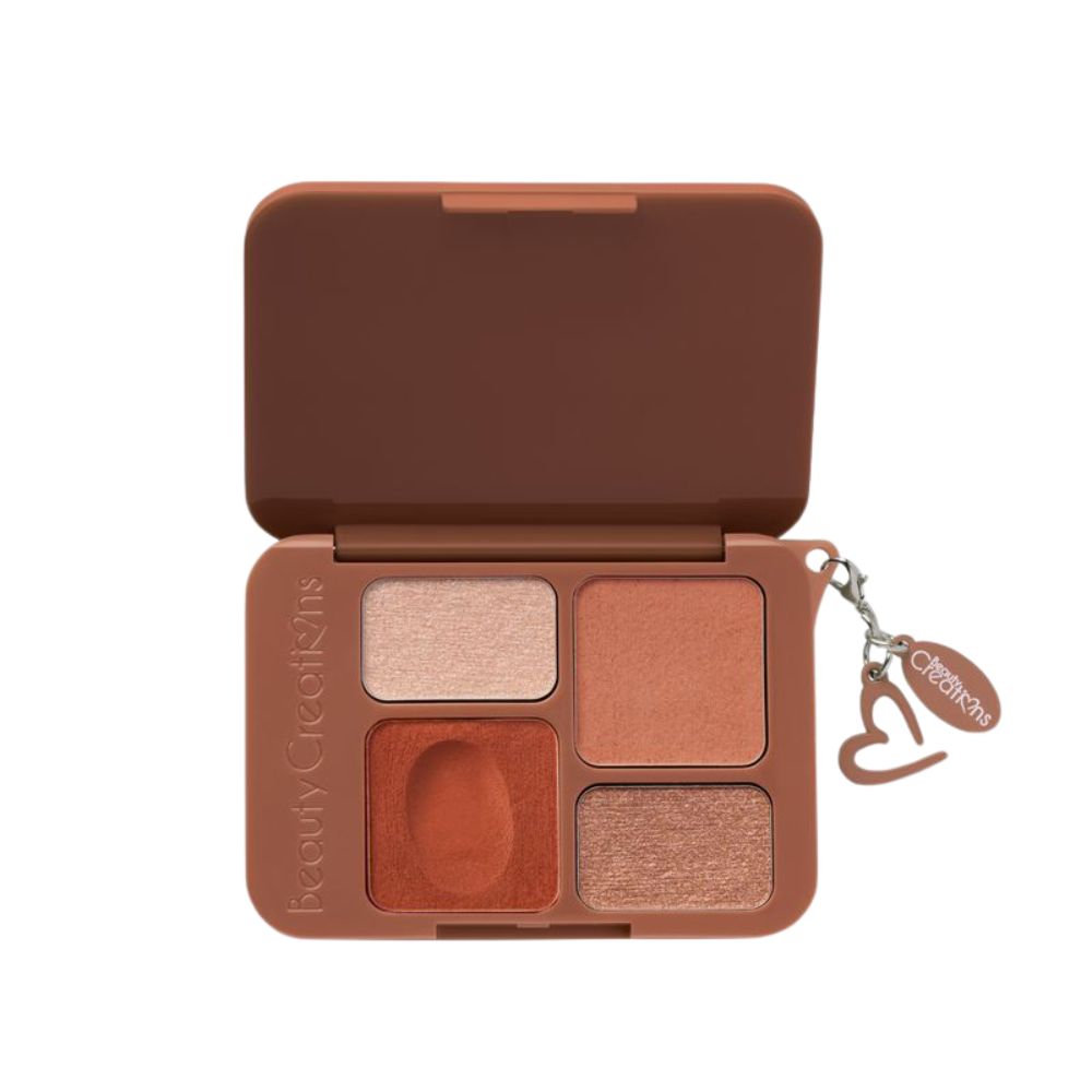Plush 4 paleta de sombras - beauty creations peach tease