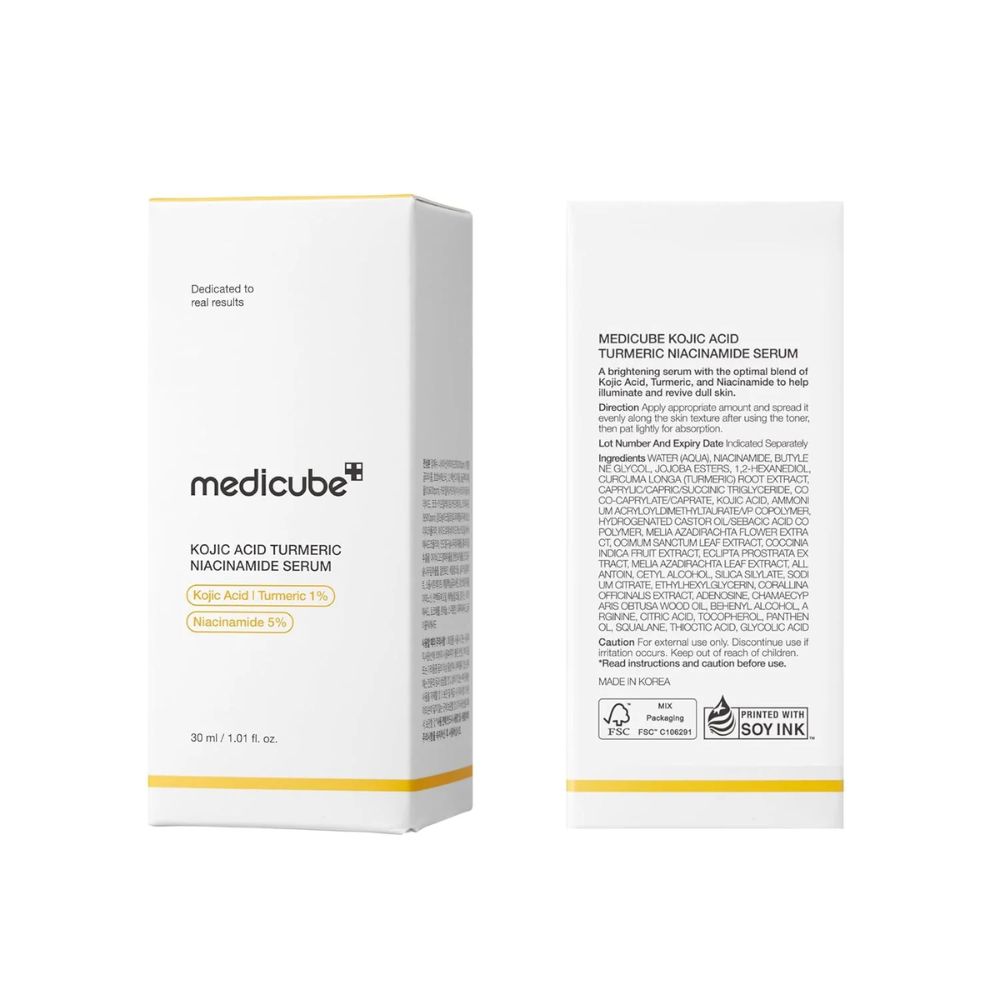 Kojic acid turmeric niacinamide serum - medicube 30ml - Image 3