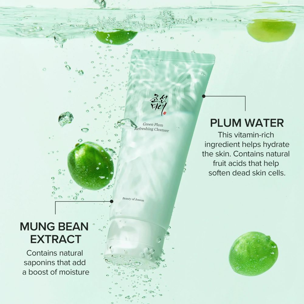 Green plum refreshing cleanser - beauty of joseon 100ml - Image 3