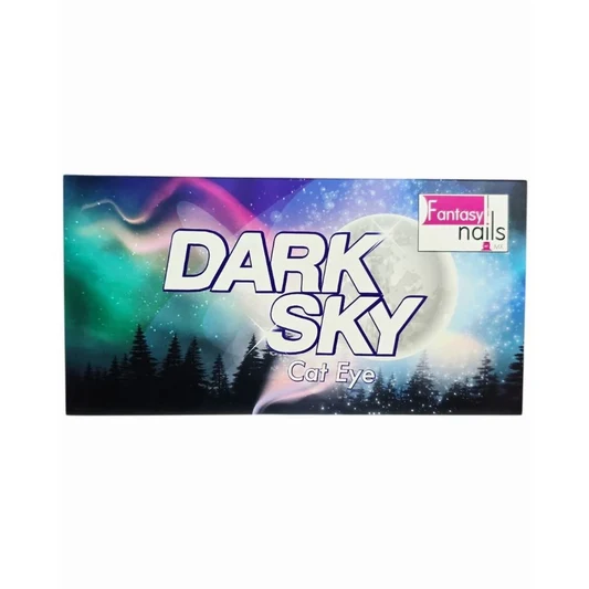 Cat eye dark sky - fantasy nails