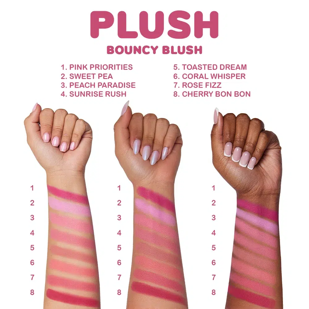 Plush bouncy blush - beauty creations sweet pea - Image 3