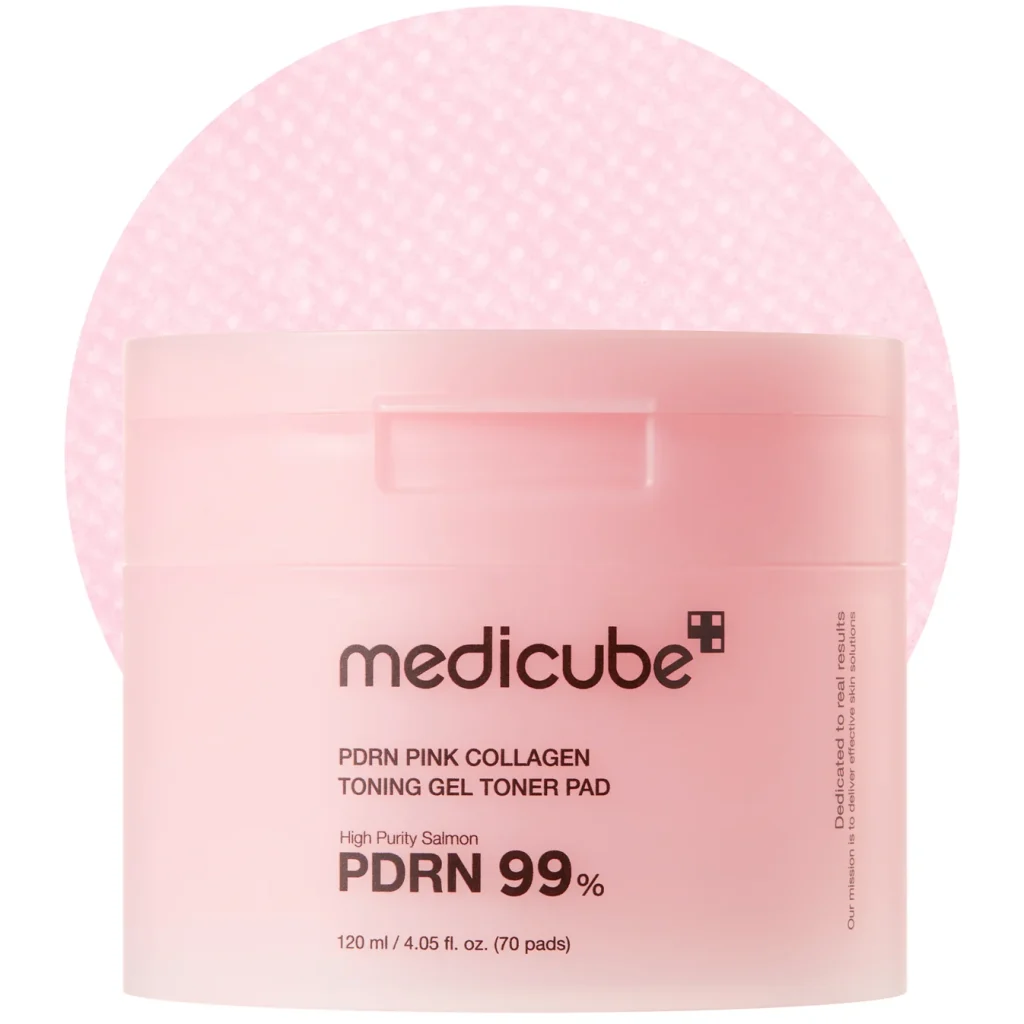 PDRN pink collagen toner pad - medicube 120ml